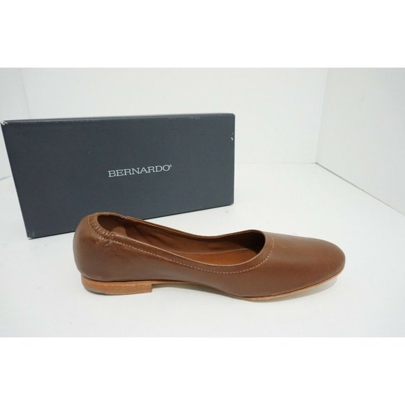 Bernardo Dina Women's Shoes Brown Leather Flats Size US 6 M - Picture 7 of 12